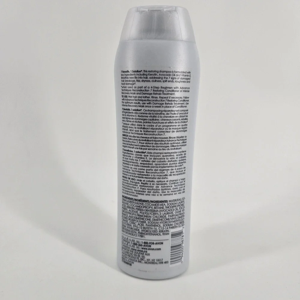 Avon Restoring Shampoo 11.8 fl oz Silver Advance Techniques Reconstruction 7